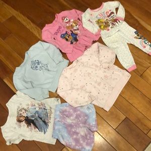 Frozen, peppa pig, paw patrol lot 2T, 3T, 5T